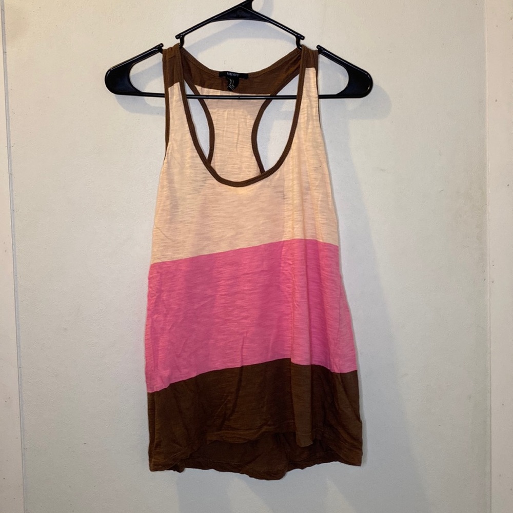 Neapolitan Racer Back Flowy Tank